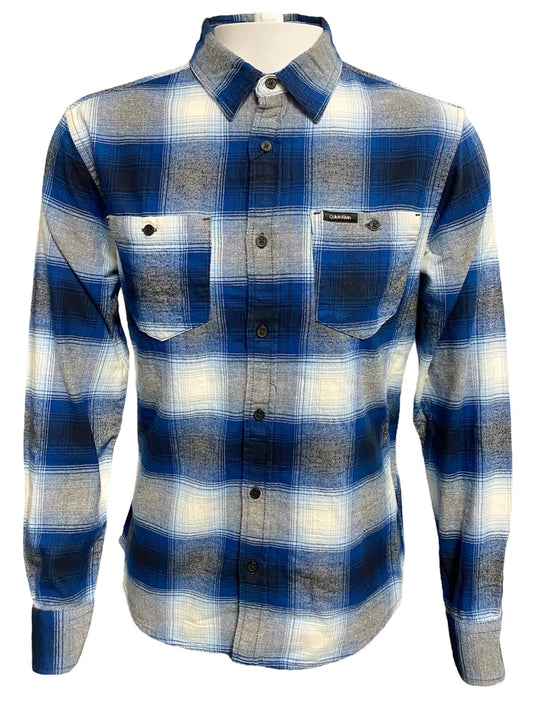 Long Sleeves Iconic Patch Flannel Shirt
