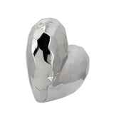 Silver Ceramic Heart