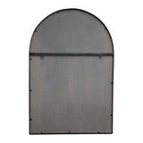 20 Panel Arched Metal Framed Wall Mirror