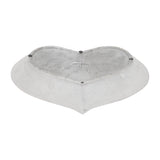 Scratched Heart Plates Set of 3