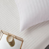 Cotton Damask Stripe Down Soft Pillow