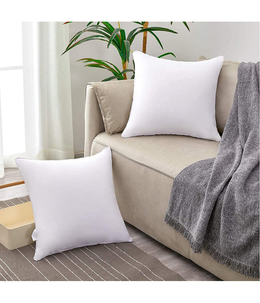 Feather Pillow Insert Twin Pack White