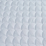 Damask Dot Polyester Filled Mattress Pad
