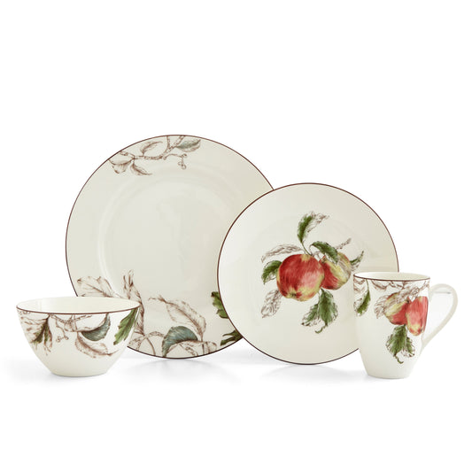 Nature's Bounty Apple 4 Piece Place Setting