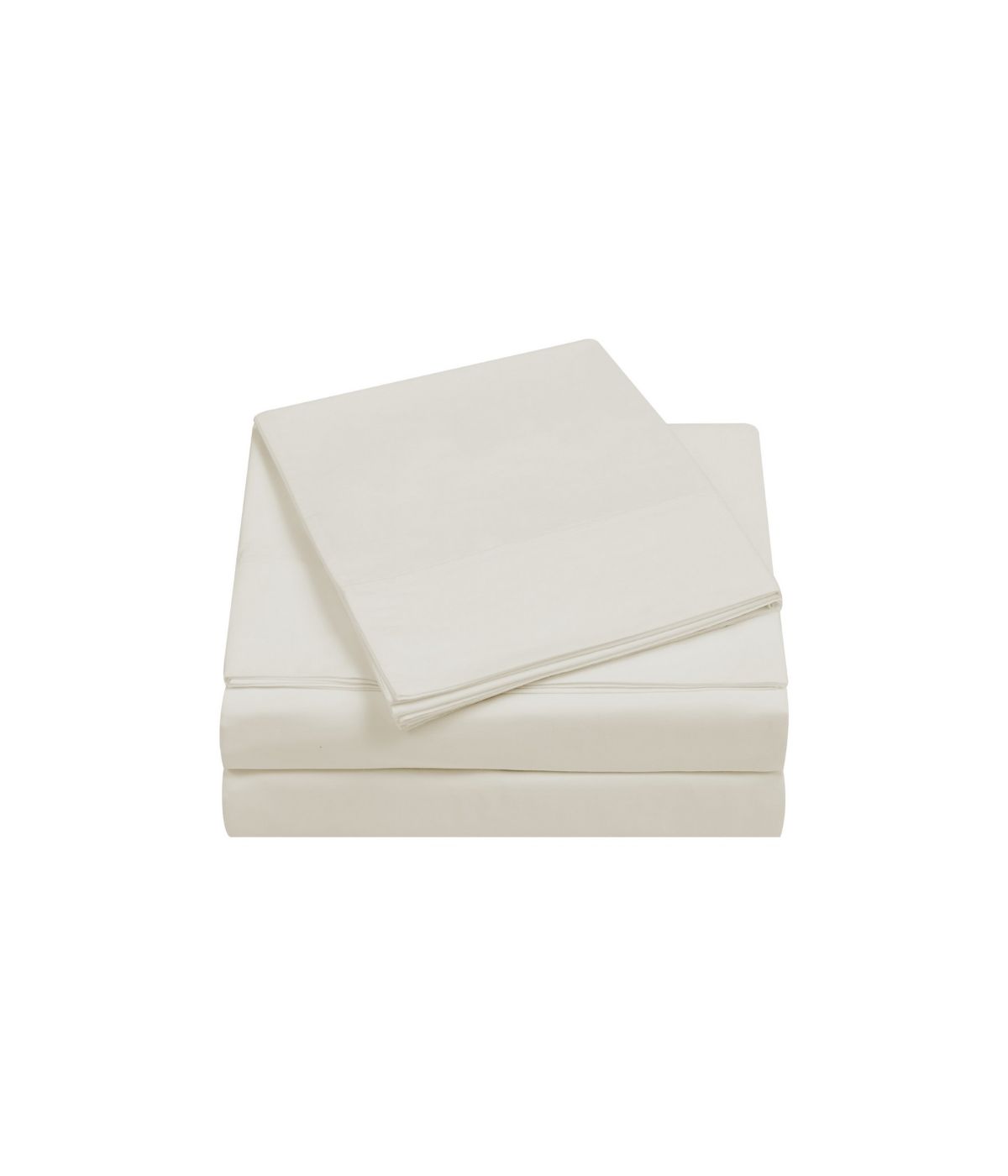 Charisma 400TC Percale Cotton Sheet Set Vanilla Ice