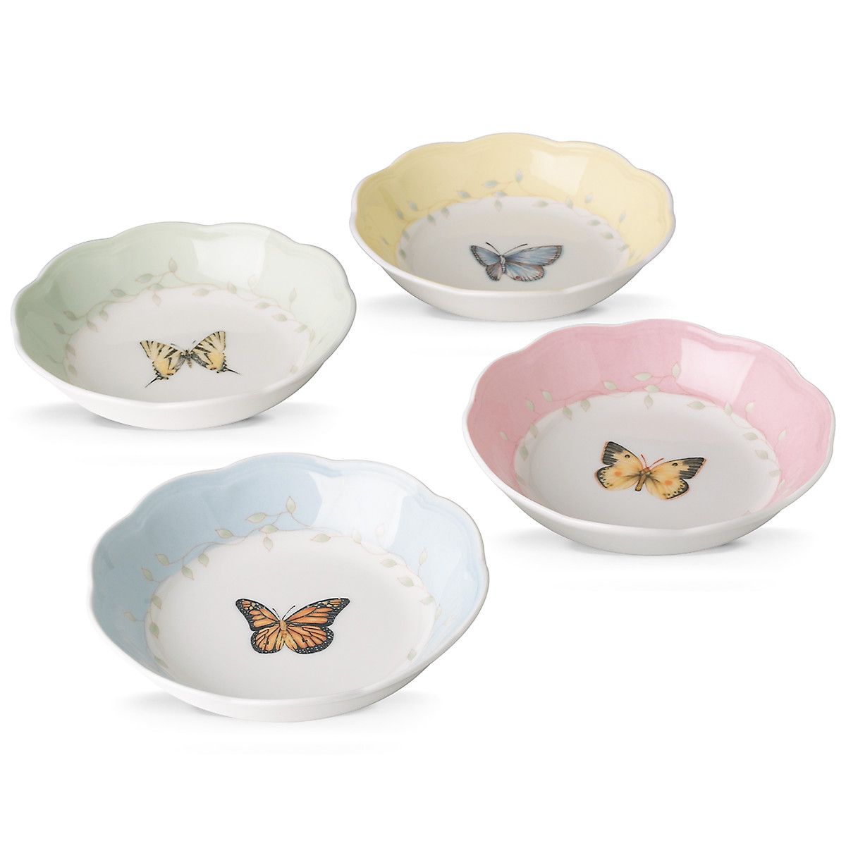 Butterfly Meadow Dessert Fruit Dishes Set of 4 Gordmans