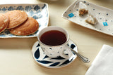 Blue Bay Teacup & Saucers Set of 2