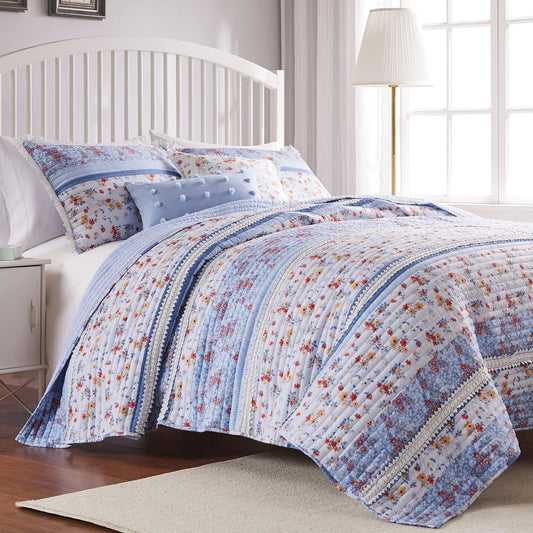 Betty White Lace-Embellished Quilt Set