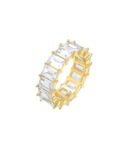 Baguette Eternity Band Gold