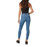 Lola Jeans Alexa High Rise Regular Skinny Jeans- Coated Coastal Blue