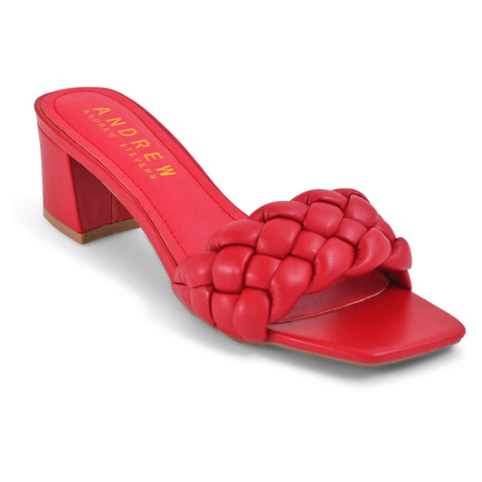 Women's Aya Sandals-Red-1