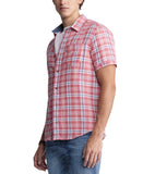 Sirilo Menâ€™s Plaid Short Sleeve Shirt