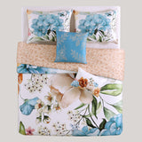 Maia Blue 100% Cotton 230 Thread Count 5-Piece Reversible Comforter Set