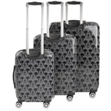 Disney Mickey Mouse All Over Print 3 Piece Spinner Luggage Set