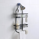 Sturdy Tubing Structure Bathroom Hanging Shower Head Caddy Organizer