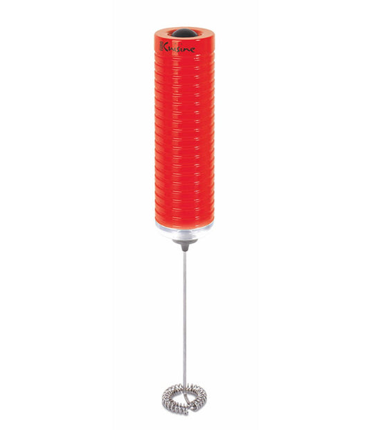 Milk Frother with LED Lighting Red