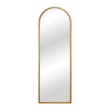 Top Arch Gold Metal Framed Mirror