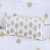 Stella Dot Cotton Oblong Pillow Copper