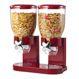 Double Cereal Dispenser with Portion Control