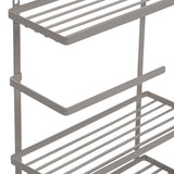 Steel Spice Rack with Paper Towel Holder