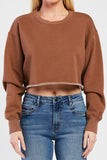 Maverick Long Sleeve Cropped Sweatshirt