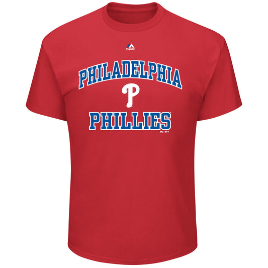 Mens Big And Tall Team Logo Short Sleeve Tee Shirt - Philadelphia Phillies