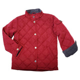 Maroon Barbour Coat with Snaps