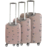 Diseny Mickey Mouse Printed Hardside Spinner Luggage Set