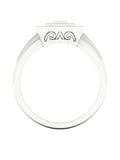 1/10ct TDW Diamond Double Halo Ring