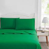 Cotton Percale Sheet Set Green