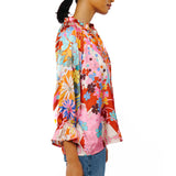 Faustina Abstract Print Popover Top
