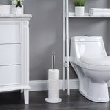 Elite Heavy Weighted Sturdy Spare Toilet Paper Roll Holder Storage Stand