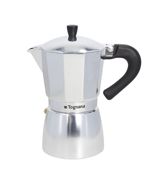 Tognana By Widgeteer Mirror 9-Cup Espresso Moka Pot Silver