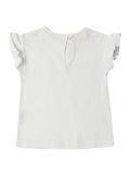 Edie Frill Short Sleeve Cotton Top
