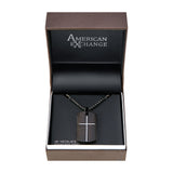 American Exchange Cross Wood Necklace 1