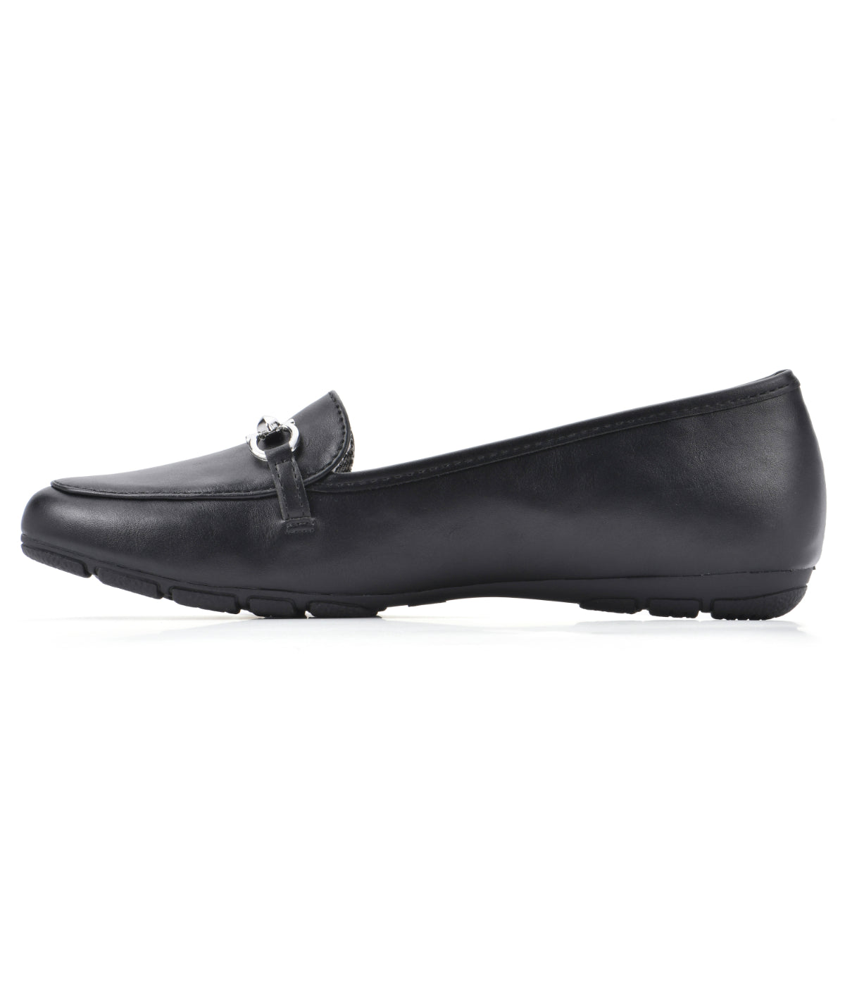 Glowing Loafer Flats Black/Smooth