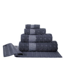 Circle in Square 6 Piece Towel Set