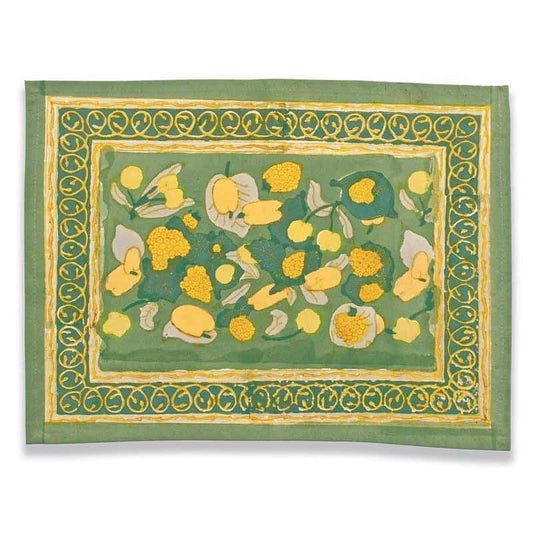 Fruit Yellow/Green Placemats Set of 6