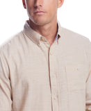 Weatherproof Vintage Men's L/S Solid Cotton Twill Shirt