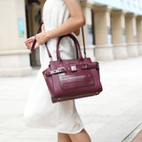 Isla Vegan Leather Women's Satchel Handbag & Wristlet Wallet 2 pcs by Mia K