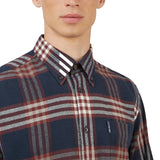 Long Sleeve Oversized Brushed Check Buttondown Shirt