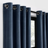 Velvet Blackout Grommet Curtain Panel