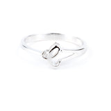 Sterling Silver Initial Ring