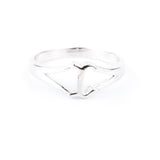 Sterling Silver Initial Ring