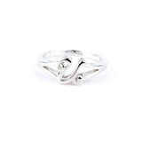 Sterling Silver Initial Ring