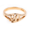  18K Gold over Sterling Silver Initial Ring