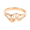  18K Gold over Sterling Silver Initial Ring