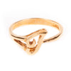  18K Gold over Sterling Silver Initial Ring