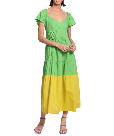 Colorblock Maxi Dress