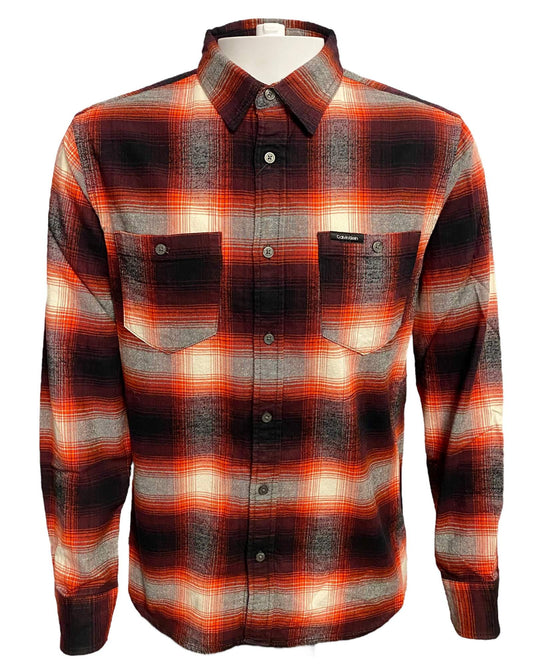 Long Sleeves Iconic Patch Flannel Shirt